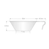 Maxbell Portable Camping Bowl Utensil Outdoor Dinnerware for Fishing Barbecue Hiking Gray
