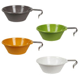 Maxbell Portable Camping Bowl Utensil Outdoor Dinnerware for Fishing Barbecue Hiking Gray
