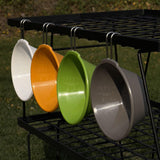 Maxbell Portable Camping Bowl Utensil Outdoor Dinnerware for Fishing Barbecue Hiking Gray