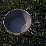 Maxbell Portable Camping Bowl Utensil Outdoor Dinnerware for Fishing Barbecue Hiking Gray