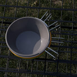 Maxbell Portable Camping Bowl Utensil Outdoor Dinnerware for Fishing Barbecue Hiking Gray
