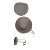Maxbell Portable Camping Bowl Utensil Outdoor Dinnerware for Fishing Barbecue Hiking Gray