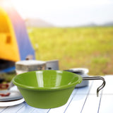 Maxbell Portable Camping Bowl Utensil Outdoor Dinnerware for Fishing Barbecue Hiking Green