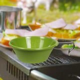 Maxbell Portable Camping Bowl Utensil Outdoor Dinnerware for Fishing Barbecue Hiking Green