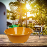 Maxbell Portable Camping Bowl Utensil Outdoor Dinnerware for Fishing Barbecue Hiking Orange