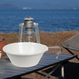 Maxbell Portable Camping Bowl Utensil Outdoor Dinnerware for Fishing Barbecue Hiking White