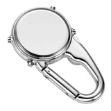 Maxbell Digital Carabiner Watch Clip Unisex Pocket Watch Luminous for Outdoor Sports Blue