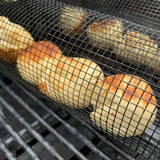 Maxbell Cylinder Barbecue Cooking Grill Grate Kabob Grilling Basket Cooking Tools S