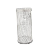 Maxbell Cylinder Barbecue Cooking Grill Grate Kabob Grilling Basket Cooking Tools S