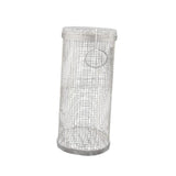 Maxbell Cylinder Barbecue Cooking Grill Grate Kabob Grilling Basket Cooking Tools S