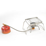 Maxbell Folding Campfire Grill Furnace Holder Bracket Barbecue Grill Rack for Picnic