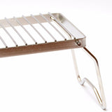Maxbell Folding Campfire Grill Furnace Holder Bracket Barbecue Grill Rack for Picnic