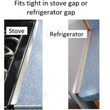 Maxbell 2x Stove Gap Covers Protect Gap Filler for Eliminates Gap Between Appliances 65cmx2cm