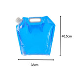 Maxbell Water Storage Jugs Water Bucket Water Carrier Folding Water Container Bag 10L 40.5cmx38cm