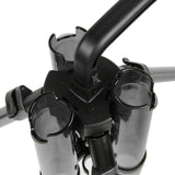 Maxbell Fishing Rod Tripod Bracket Lightweight Stand Holder Rack for Ship Boat gray short