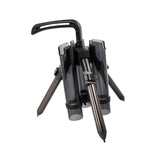Maxbell Fishing Rod Tripod Bracket Lightweight Stand Holder Rack for Ship Boat gray short