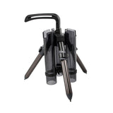 Maxbell Fishing Rod Tripod Bracket Lightweight Stand Holder Rack for Ship Boat gray short