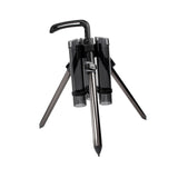 Maxbell Fishing Rod Tripod Bracket Lightweight Stand Holder Rack for Ship Boat gray long