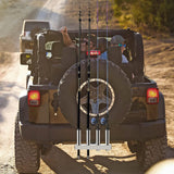 Maxbell Hitch Mount Rod Holder Portable Fishing Pole Storage Rack for Ship Car Truck