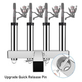 Maxbell Hitch Mount Rod Holder Portable Fishing Pole Storage Rack for Ship Car Truck
