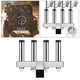 Maxbell Hitch Mount Rod Holder Portable Fishing Pole Storage Rack for Ship Car Truck