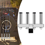 Maxbell Hitch Mount Rod Holder Portable Fishing Pole Storage Rack for Ship Car Truck
