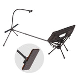 Maxbell Folding Chair Footrest Phone Holder Stand Camping Foot Stool for BBQ Picnic