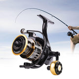 Maxbell Metal Fishing Reel Left Max Drag 18kg Accessories for Trout Outdoor Carp 3000