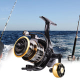 Maxbell Metal Fishing Reel Left Max Drag 18kg Accessories for Trout Outdoor Carp 3000
