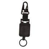 Maxbell Compact Fly Fishing Zinger Chain Belt Retractable Badge Holder for Hiking