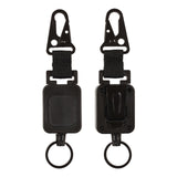 Maxbell Compact Fly Fishing Zinger Chain Belt Retractable Badge Holder for Hiking