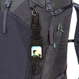 Maxbell Compact Fly Fishing Zinger Chain Belt Retractable Badge Holder for Hiking