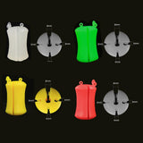 Maxbell 4x Fishing Rod Fixed Ball Pole Clip Comfortable Elastic 1 Set for Supplies