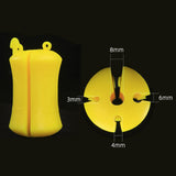 Maxbell 4x Fishing Rod Fixed Ball Pole Clip Comfortable Elastic 1 Set for Supplies