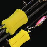 Maxbell 4x Fishing Rod Fixed Ball Pole Clip Comfortable Elastic 1 Set for Supplies