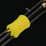 Maxbell 4x Fishing Rod Fixed Ball Pole Clip Comfortable Elastic 1 Set for Supplies