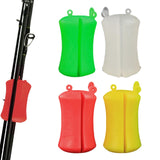 Maxbell 4x Fishing Rod Fixed Ball Pole Clip Comfortable Elastic 1 Set for Supplies