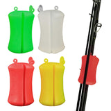Maxbell 4x Fishing Rod Fixed Ball Pole Clip Comfortable Elastic 1 Set for Supplies
