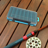 Maxbell Fishing Tackle Lure Box Squid Jig Bait Box Convenient to Carry Lightweight Blue S