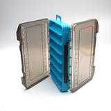 Maxbell Fishing Tackle Lure Box Squid Jig Bait Box Convenient to Carry Lightweight Blue S