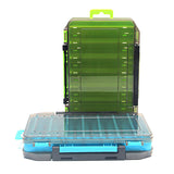 Maxbell Fishing Tackle Lure Box Squid Jig Bait Box Convenient to Carry Lightweight Green S