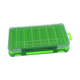 Maxbell Fishing Tackle Lure Box Squid Jig Bait Box Convenient to Carry Lightweight Green S