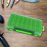 Maxbell Fishing Tackle Lure Box Squid Jig Bait Box Convenient to Carry Lightweight Green S