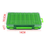 Maxbell Fishing Tackle Lure Box Squid Jig Bait Box Convenient to Carry Lightweight Green S