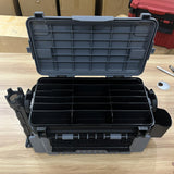 Maxbell Fishing Tackle Box Organizer Hard Case Portable Fishing Gear Tackle Box Blue