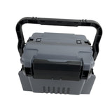 Maxbell Fishing Tackle Box Organizer Hard Case Portable Fishing Gear Tackle Box Gray