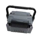 Maxbell Fishing Tackle Box Organizer Hard Case Portable Fishing Gear Tackle Box Gray