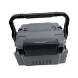 Maxbell Fishing Tackle Box Organizer Hard Case Portable Fishing Gear Tackle Box Gray