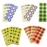 Maxbell Splatter Targets Reactive Paper Target Stickers for Archery Training Outdoor Red