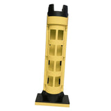 Maxbell Fishing Box Rod Stand Detachable Lightweight Mount Supplies Equipment yellow